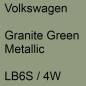 Preview: Volkswagen, Granite Green Metallic, LB6S / 4W.